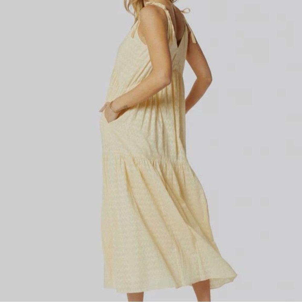 Joie light butter yellow maxi dress in chamomile - S - Picture 3 of 9